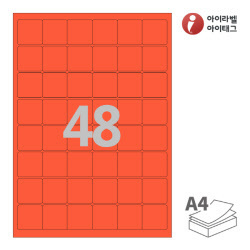 CL568TR, 빨간색 모조, 33 x 33 (mm)