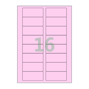 80 x 35 (mm) CL828P 분홍색 모조지