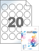 45 (mm) 원형 RV520LG 흰색 광택 아트 시치미