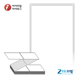 ZL80149DT, 흰색 감열라벨, 80 x 149 (mm) [1,000라벨/박스]