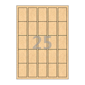 35 x 55 (mm) CL255KR 갈색 크라프트