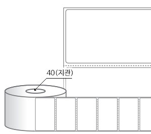 RS8047DT(감열지) 라벨크기: 80 x 47 (mm), 지관: 40mm [750라벨/Roll]