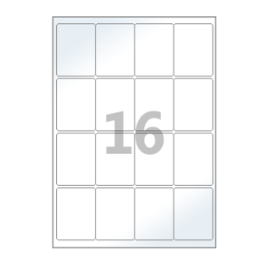 50 x 67 (mm) CL844LG 흰색 광택 아트지