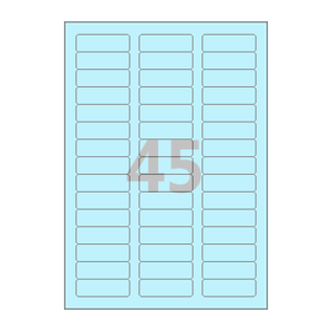 55 x 18 (mm) CL845B 하늘색 모조지