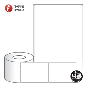 RL100137DT, 흰색 감열지, 100 x 137 (mm) , 지관: 75mm [750라벨/Roll]