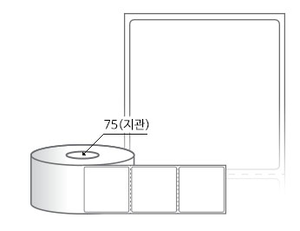 RL7065DT 라벨크기: 70 x 65 (mm) , 지관: 75mm [2,000라벨/Roll]