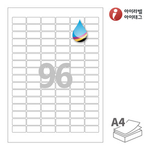 아이라벨 CJ566 A4라벨 스티커 라벨지 흰색 모조 잉크젯, 잉크젯 프린터 전용