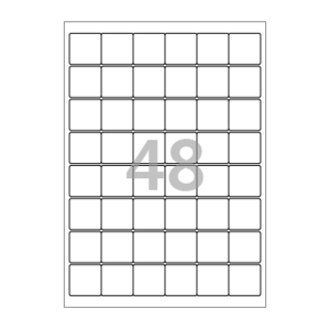 33 x 33 (mm) CL568 흰색모조지