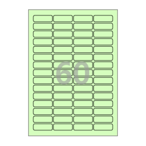 49 x 15 (mm) CL560G 연녹색 모조지