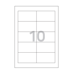90x54mm TLS0101WKR(흰색 크라프트 잉크젯, 레이저 겸용)