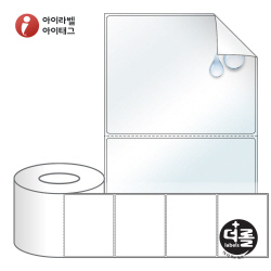 RS10080RVLT (40지관), 투명(방수) 시치미, 100 x 79.55 (mm)  [500라벨_리본필요]