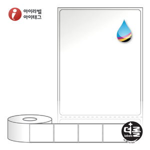 RJ6080LG, 흰색 고광택 잉크젯, 60 x 80 (mm) [390라벨/Roll]