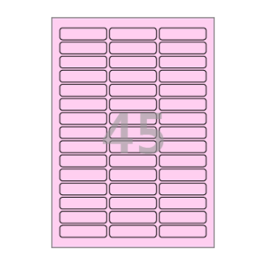 61.9 x 17.82 (mm) CL545P 분홍색 모조지