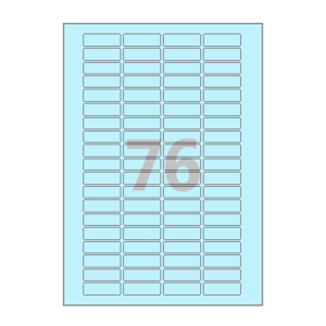 40 x 12 (mm) CL976B 파란색 모조지