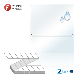 ZL6044LT, 투명(방수) PET, 60 x 44 (mm) [3,000라벨/Box]