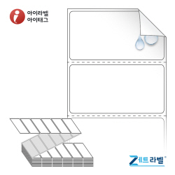 ZL6031RVPP, 흰색(방수) PP 시치미, 60 x 30.867 (mm) [3,000라벨/Box]