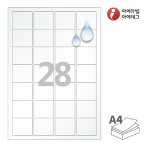 CL847TT, 투명(25μm) 방수 레이저, 45 x 40 (mm)
