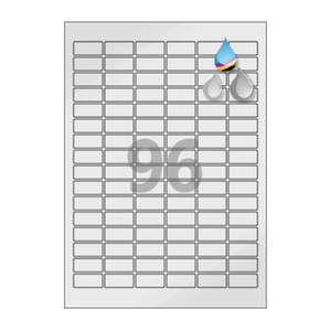 30 x 14 (mm) CJ566SU 은색 광택 방수 잉크젯