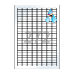 20 x 8.018 (mm) CJ572LU 흰색 광택 방수 잉크젯