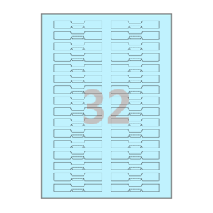 77 x 12.5 (mm) 절구 SL732B 하늘색 모조지