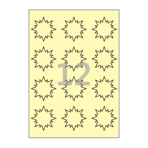 56 x 56.3 (mm) 섬광 SL103Y 연노란색 모조지