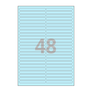 100 x 9 (mm) CL848B 하늘색 모조지