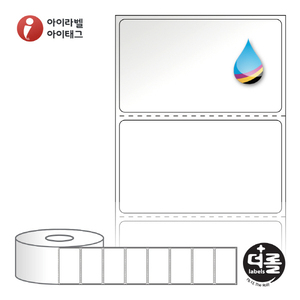 RJ6035LG, 흰색 고광택 잉크젯, 60 x 35 (mm) [850라벨/Roll]