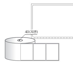RS8561DT 라벨크기: 85 x 61 (mm) , 지관: 40mm 500라벨/Roll]