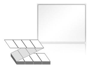 100 x 80 (mm) ZL10080LG 흰색 아트 광택지 [2,000라벨/Box]