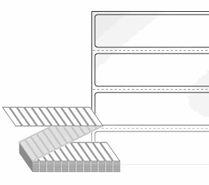 60 x 16 (mm) ZL6016LG 흰색 아트 광택지 [6,000라벨/Box]