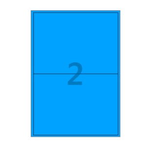 199 x 143.5 (mm) CL212TB 파란색 모조지
