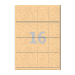 50 x 67 (mm) CL844KR 갈색 크라프트