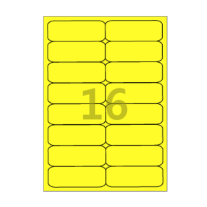 99.1 x 34.8 (mm) CL428TY 노란색 모조지
