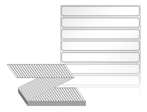 100 x 12 (mm) ZL10012LG 흰색 아트 광택지 [12,000라벨/Box]