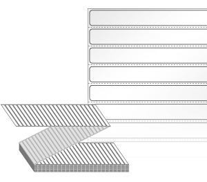 100 x 12 (mm) ZL10012LG 흰색 아트 광택지 [12,000라벨/Box]