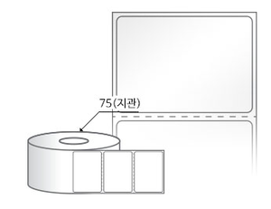 RL7035LG(아트지) 라벨크기: 70 x 35 (mm) , 지관: 75mm [3,000라벨/Roll]