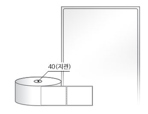 RS6080LG(아트지) 라벨크기: 60 x 80 (mm) , 지관: 40mm [500라벨/Roll]