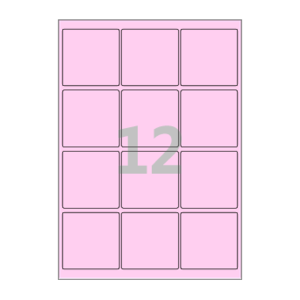 65 x 65 (mm) CL834P 분홍색 모조지