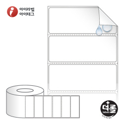 RL8031RVPP (75지관), 흰색(방수) PP 시치미, 80 x 30.867 (mm) [3,000라벨/Box]