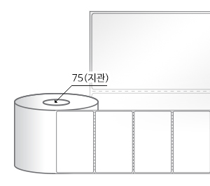 RL10061LG(아트지) 라벨크기: 100 x 61 (mm) , 지관: 75mm [2,000라벨/Roll]