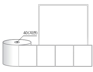 RS10086DT(감열지) 라벨크기: 100 x 86 (mm), 지관: 40mm [250라벨/Roll]
