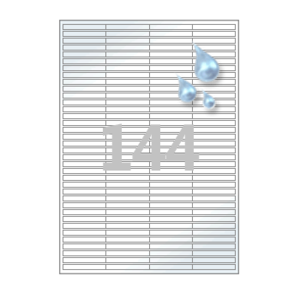 50 x 6 (mm) CL944WP 흰색 PET 방수