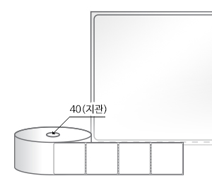 RS6061LG(아트지) 라벨크기: 60 x 61 (mm) , 지관: 40mm [1,000라벨/Roll]