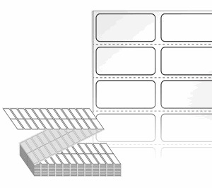 30 x 14 (mm) ZL030014LG 흰색 아트 광택지 [12,000라벨/Box]